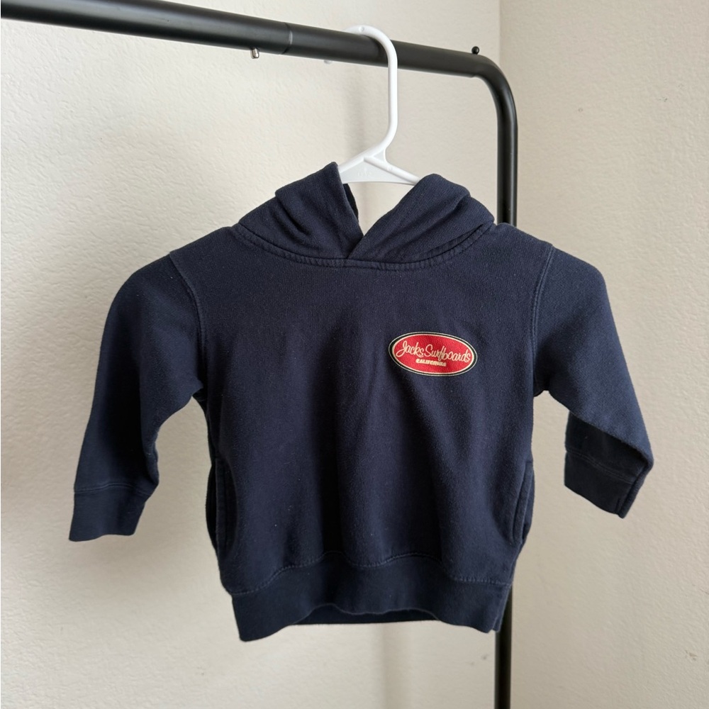 Jacks Surfboards Navy Kids Hoodie